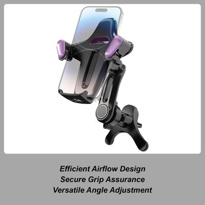 Vent Phone Holder Silicone Non-Slip Stand Vent Phone Mount For Family Friends Women Automotive Vehicle Indoor Outdoor Cellphone