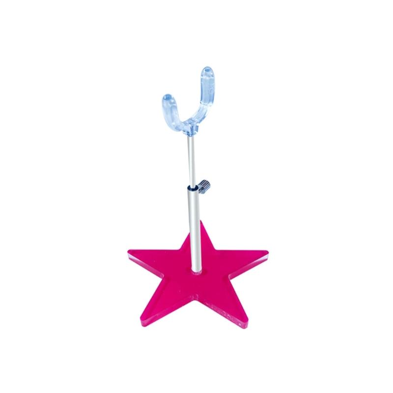 Creative Star Shape Base Ball Joint Doll Display Stand For 1/8 1/12 Action Figures With Stable Support And Easy Assembly