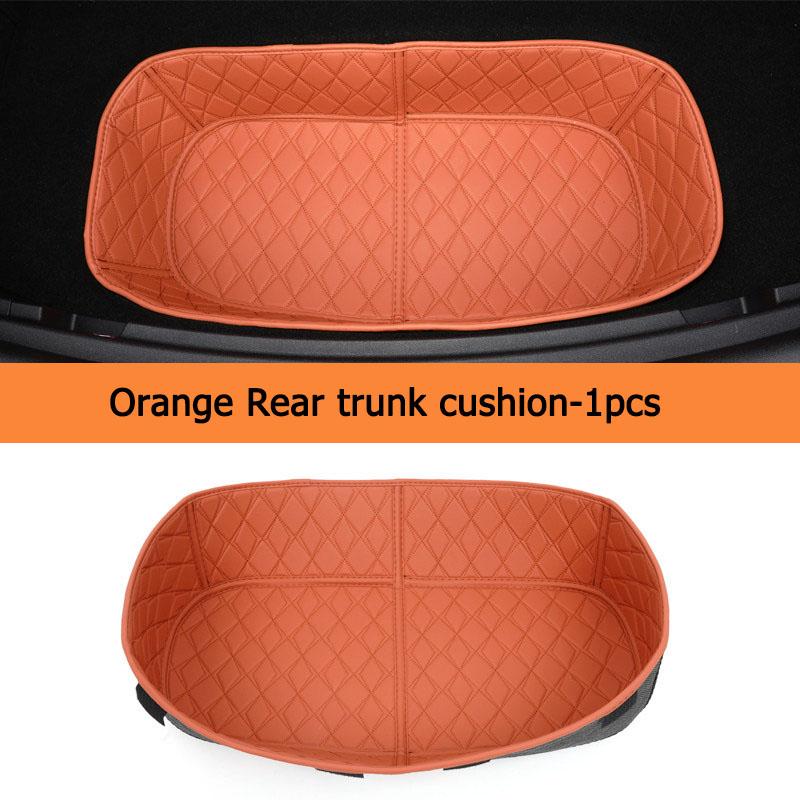 For BYD Sealion 7 EV Front Spare Box Pad Storage Bag Leather Mat Rear Trunk Organizer Pad Protection Liner Interior Accessories