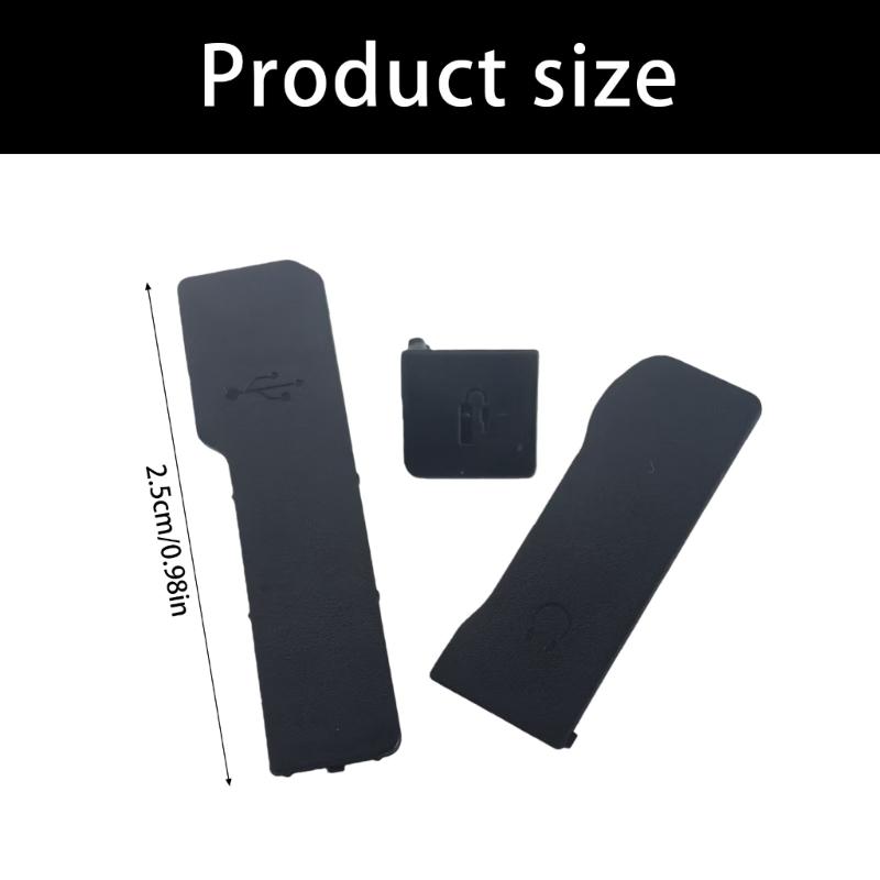 3Pcs Camera Connector Protector Shockproof Rubber Port Seal for Mark II Electronic Device Port Dust Resistance