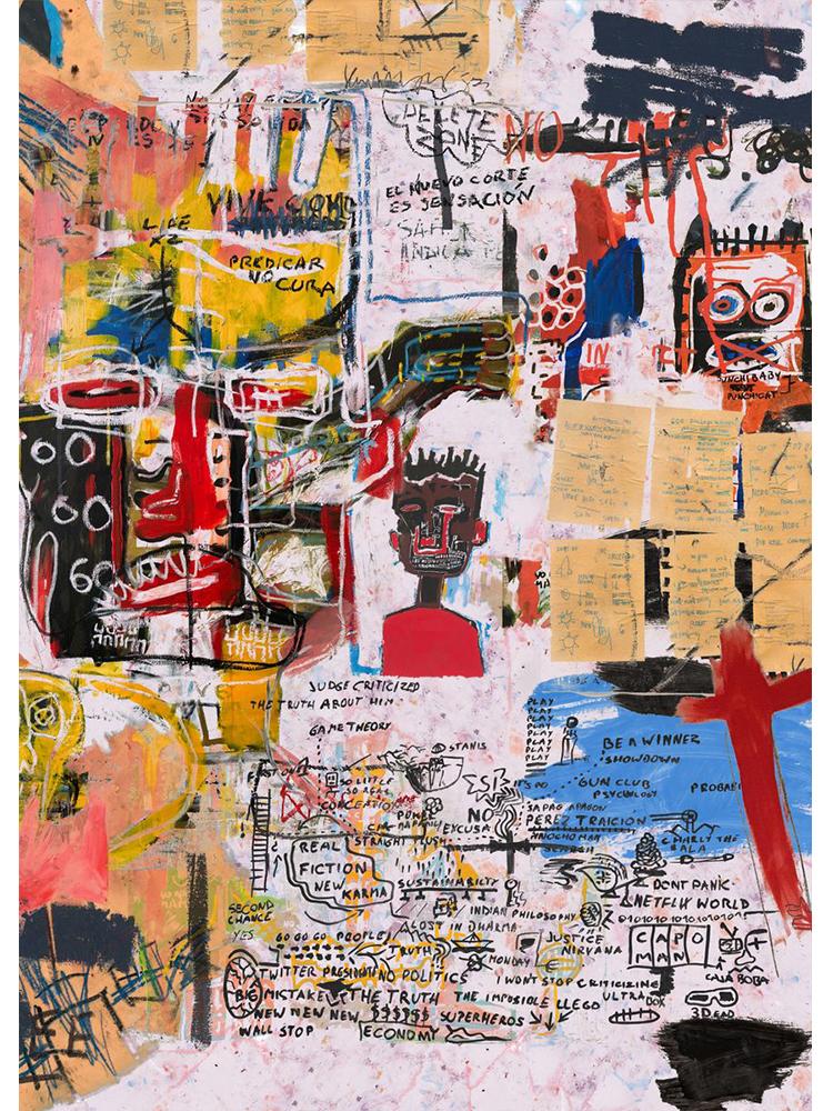Abstract Style Painting Poster Canvas Painting Vintage Wall Art Picture For Modern Family Bedroom Decoration