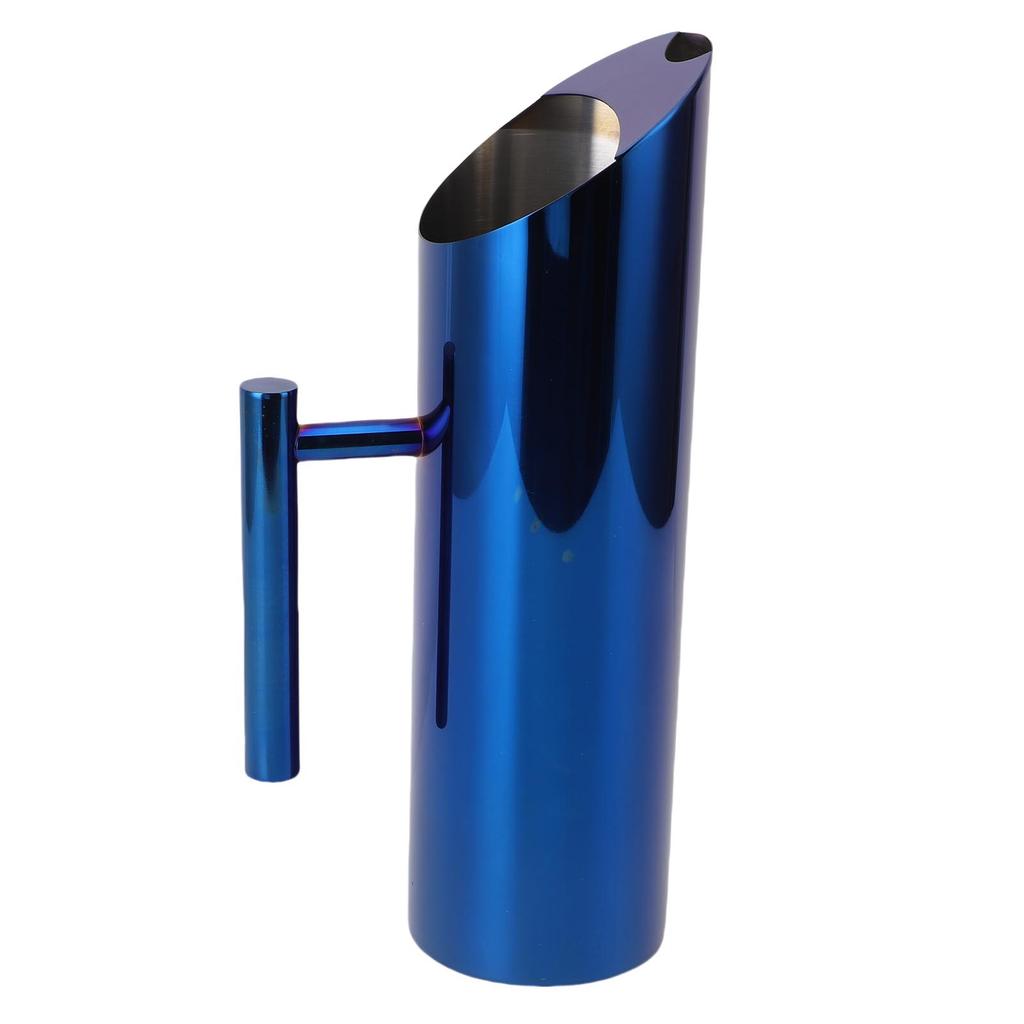 304 Stainless Steel Water Pitcher Jug 1.5L Modern Pitcher with Handle Beverage Container for Iced Hot Tea Juice Coffee