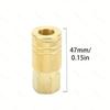 5pcs Quick Coupler Set, 1/4NPT Metal Air Hose Fittings, Universal Thread Standard, Brass Coupler Caps for Air Compressor