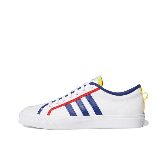 

adidas Nizza White Victory Blue GZ8656 EU 44.5 синий/белый