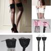 Fishnet Thigh High Stockings Tights for Women Florals Lace Thigh High Stockings Over the Knee Socks Hosiery Streetwear