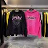 Men Women Streetwear Hoodie Set With Letter Print Casual Matching Tracksuit