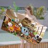 The Amazing Funny W-world Of Gumball Microfiber Blanket Quick Drying Beach Oversized Printing Super Absorbent Pool Towel Blanket