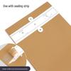A4 Kraft Document Bags with Seal Strips