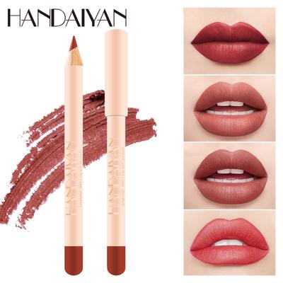 12-color Matte Lipstick Lip Liner Set Easy To Use Velvet Matte Lip Gloss Natural and Long-lasting