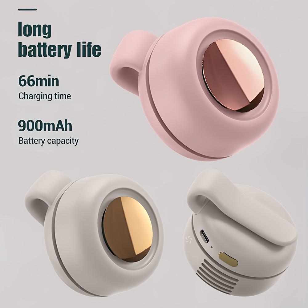 Clip-on Portable Leafless Fan Mini Handheld Cooler for All Day Summer Comfort Outdoor Activities