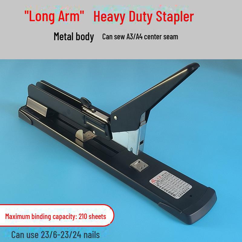 

Мощный степлер формата А3 с длинной рукояткой для толстых книг и многофункциональных офисных задач Stapler only