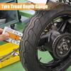 0-20mm Auto Auto Reifenprofiltiefe Messgerät Tiefenanzeige Messgerät Motorrad Anhänger Lieferwagen Rad Messwerkzeug Messwerkzeuge