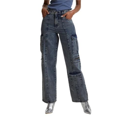Urban Classics Womens/Ladies Utility Denim Loose Trousers