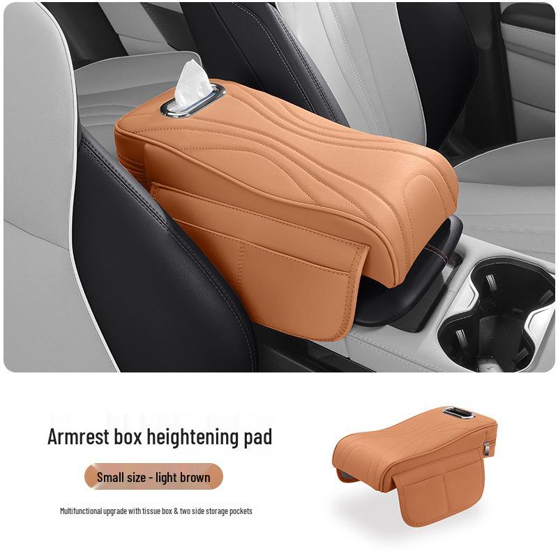 Universal Car Central Armrest Pad: Elevated Elbow Support & Protective Cover