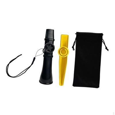 2 Pieces Kazoo Harmonica Unique Easy To Play Good Musical Instruments Toys for Keyboard Piano Guitar