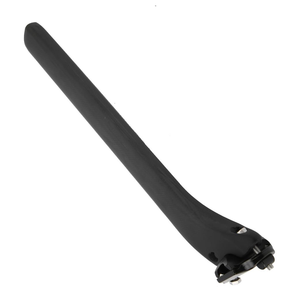 Bike Carbon Fiber Seatpost Saddle Pole Seat Post Tube Bicycle Saddle Support Pole25 Degree