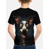 Intressant djur 3D-utskrift Pojkar Kreativ T-shirt Fritidskläder Kortärmade toppar för barn T-shirt Pojkar Flickor Kläder Sommarkläder