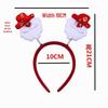 Christmas Hair Clip & Headband Set: Snowman Ornament, Bow, Hat - Perfect Holiday Accessories for Kids