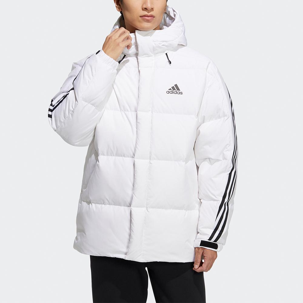 Adidas 3St Puffy Down Jacket Men Outerwear White H20755