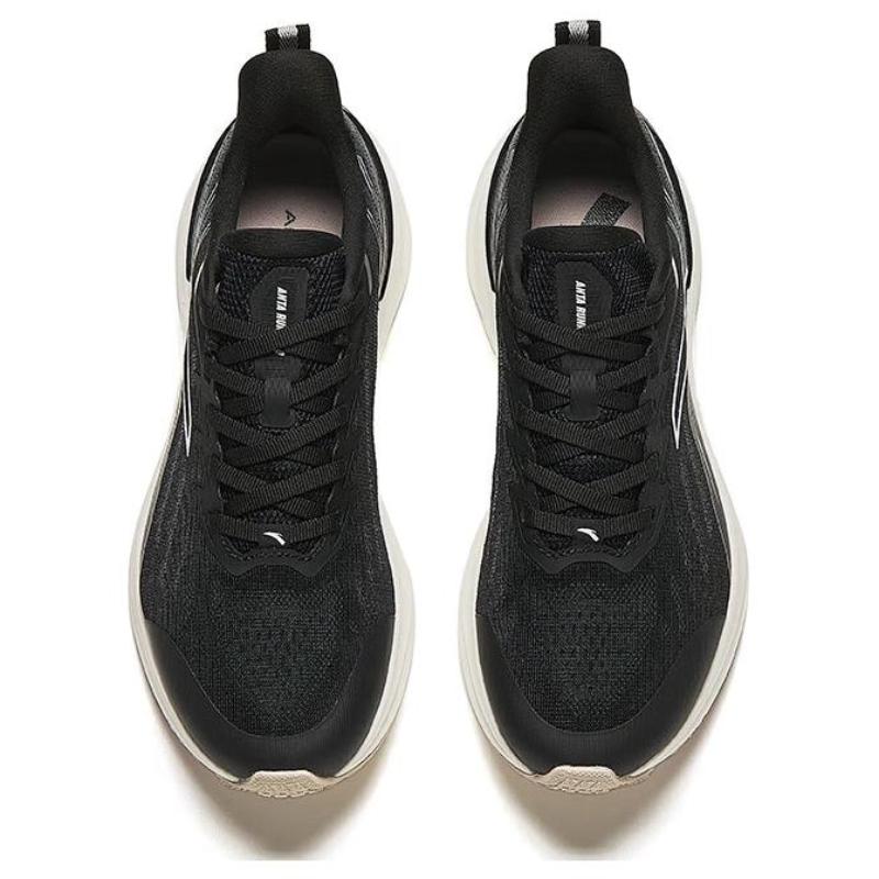 Anta Wear resistant And Lightweight Low Top Running Shoes Women's Black Sneakers 122425585-4