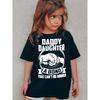 Europäische Größen [Kinder T-Shirt Buchstabendruck] Mädchenmode Kinder T-Shirt mit Faust Buchstabendruck, Süßes Kurzarm Freizeit Oberteil