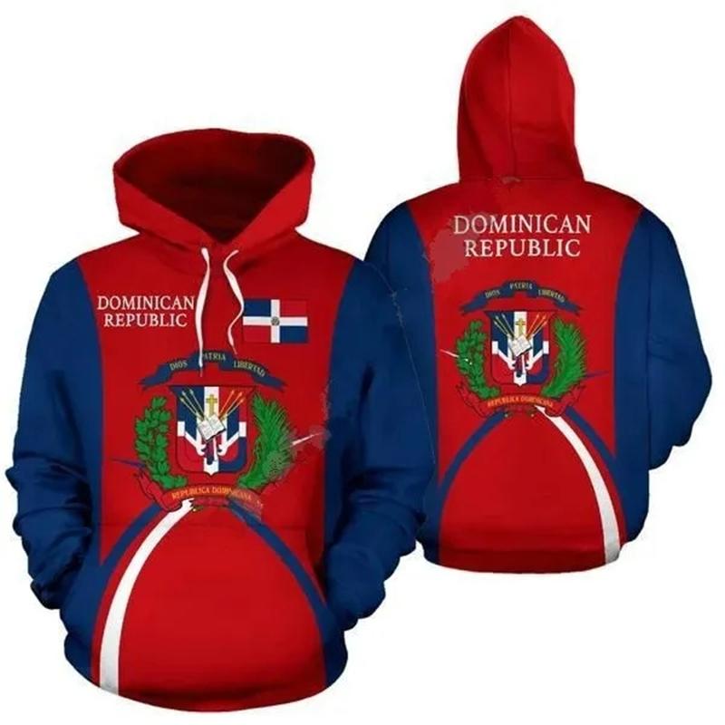 

Dominican Republic Flag 3D Printed Graphic Hoodies Men s Women s Chilren Streetwear Sweatshirt Breathable Comfortable Hooded Top 6XL