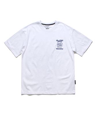 ABNORMALTHING Weirdday Oversized T-Shirt White