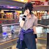 Anime Uchiha Sasuke Cosplay Kostym topp byxor bälte Cos Konvent gåva vuxen Unisex-version
