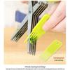 Kitchen Scissors - Mumusuki - 5 Stainless Steel Blades - Cleaning Comb - Non-slip