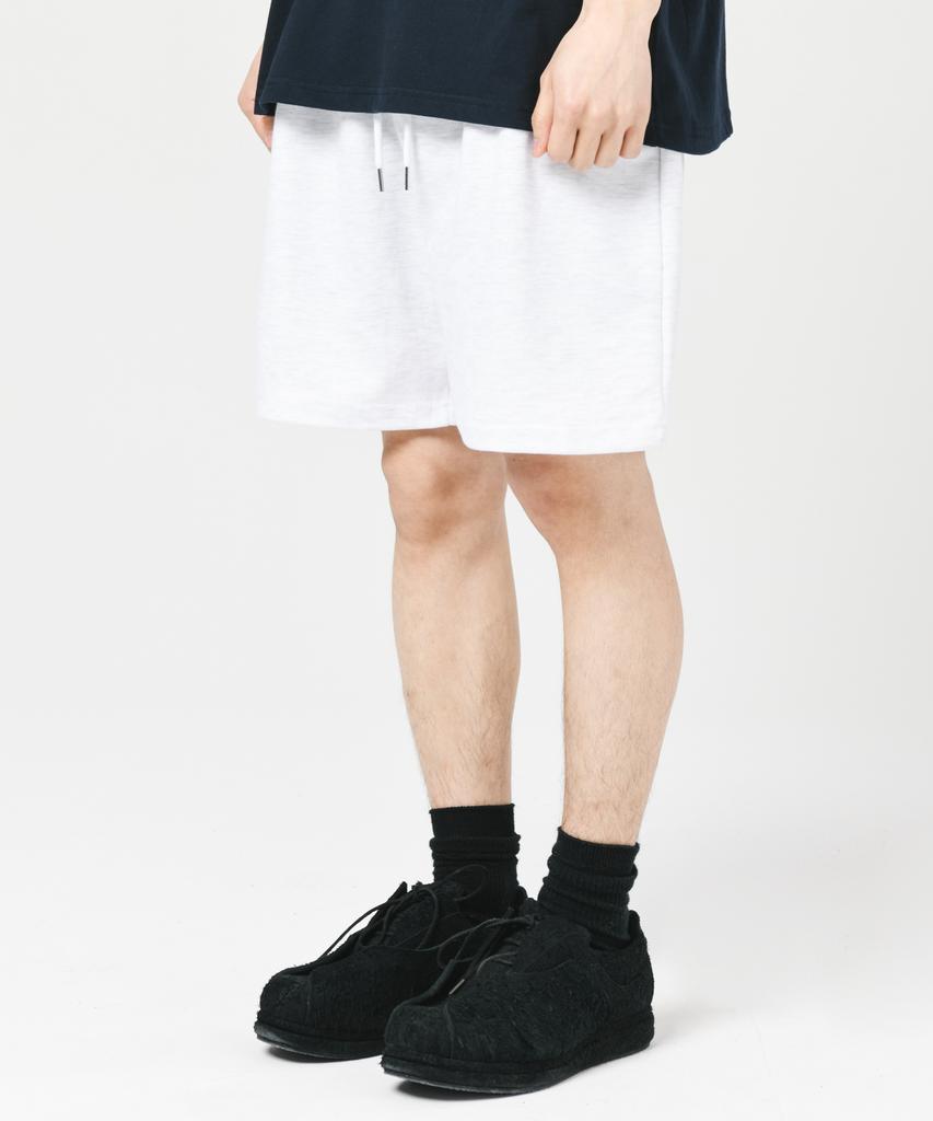 S'EST Training Sweat Shorts - White Melange
