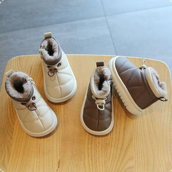 Warm Velvet Toddler Shoes - Cotton Snow Boots for Girls & Boys