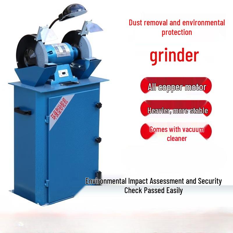 Industrial Grinding Machine with Dust Collector CN Plug (adapter Included)