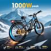 PULUMA PE86 Electric Bike, 500W Motor, 48V 20Ah Battery, 26 X 3.0 Inch Tires, 150 Km Range