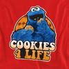 Sesame Street Unisex Adult Cookies 4 Life Sweatshirt