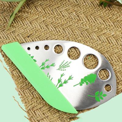 9 Hole Herb Peeler Tool, Stainless Steel Herb Peeler , Multi-Purpose Kale, Rosemary Peeler With Cutting Edge, Kitchen Gadgets