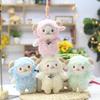 Soft Fluffy Lamb Plush Keychain With Necklace Multi Color Options Perfect For Backpack Decoration Birthday Gifts For Kids Girls