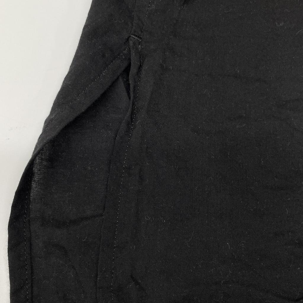 Yohji Yamamoto POUR HOMME Black HS-B07-200 Long Sleeve Shirt tops 2 blackUsed