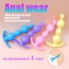 Anální kuličky Stimulátor prostaty Kulička Anální kolík Anální kolík 18+ Dospělí Ženy Muži Gay Páry Erotické SM Flirtování Sexuální hračky 4 barvy