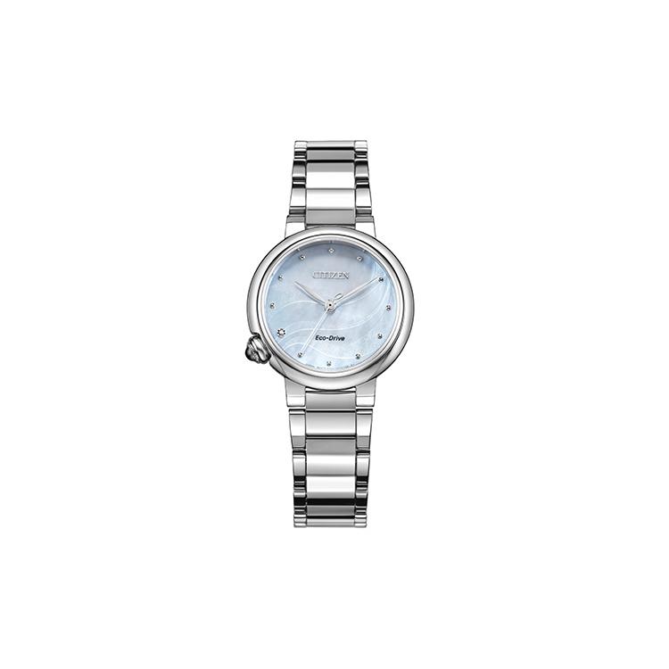 

CITIZEN Women s Ecology Drive Collection Watch EM0910-80D Silver Strap