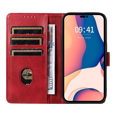 "Custodia in pelle per OPPO Reno 12 Pro, Reno 7Z e Reno 10 con motivo vitello"