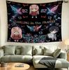 Franxx Wall Tapestry Aesthetic Wall Hanging Printed Fabric Blanket Decorative Tapestries For Bedroom Living Room Home Decor