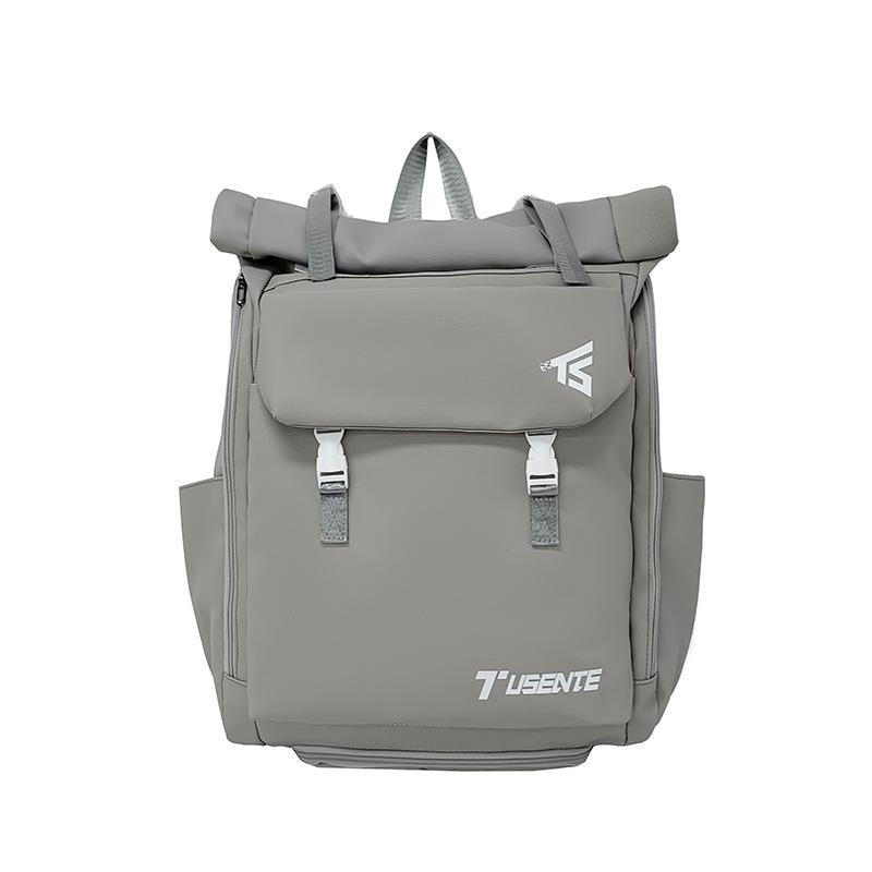 

Рюкзак большой вместимости Мужской многофункциональный школьный рюкзак Женский рюкзак для путешествий на открытом воздухе Сумка для баскетбола серый