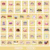 50 Happy Birthday Graffiti Stickers Mobile Water Cup Waterproof Decorative Stickers Children's Hand Account Stickers