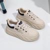 Low-Top Breathable White Shoes for Women  Spring New Internet Celebrity Big Head Bread Shoes Thick-Soled Casual Sneakers A683