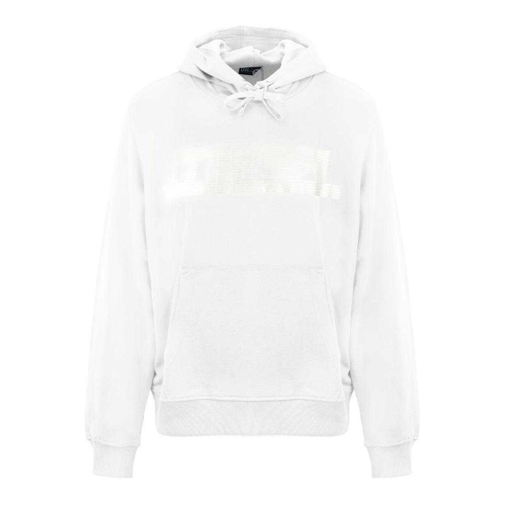 Diesel Mens Monotone Logo Hoodie