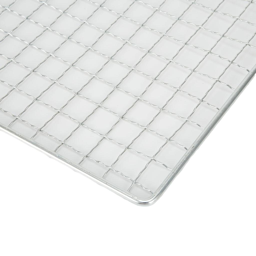 Stainless Steel BBQ Wire Oven Grill Grate Mesh Net Grill Grate Grid For Grill Meat Vegetable Steak Picnic Party Barbecue Tool