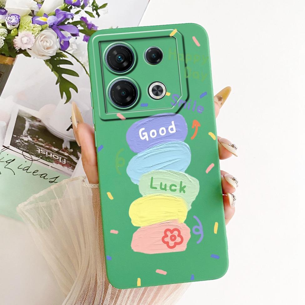 For Infinix GT 10 Pro Case Cover Luxury Fashion Cool Kawaii Cute Painted Silicone Casing For Infinix GT 10Pro X6739