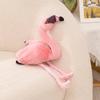 Lovely Pink Flamingo Plush Toy Soft Stuffed Animal Bird Doll Cute Flamingo Plushie for Girl Birthday Gift Home Decor