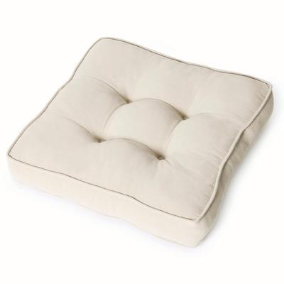 Baibu Home Zabuton Polštář Stylová Bavlna Silný 7cm Polštář na židli 40cm Čtvercový Zabuton Roztomilý Podlahový polštář pro všechna roční období 100%