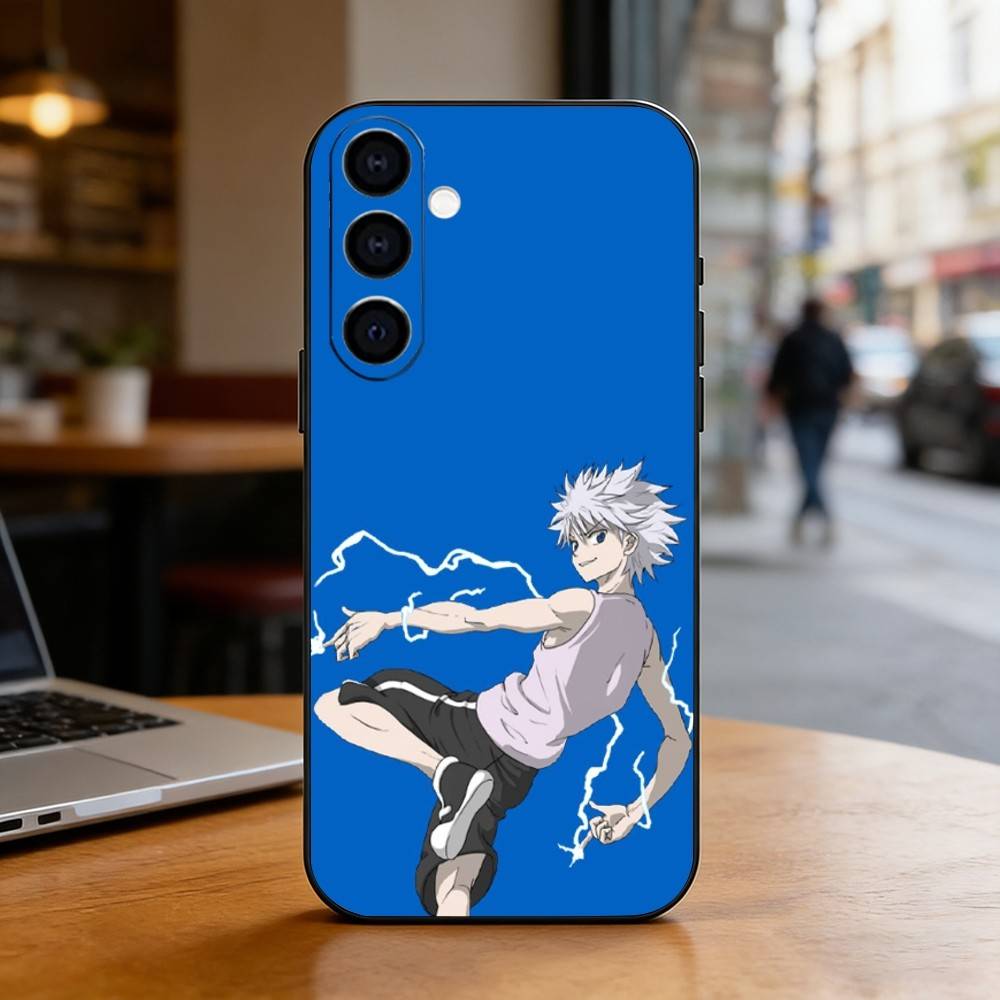 Hunter Killua Phone Case For Samsung Galaxy A73,A72,A71,A70,A53,A52,A51,Others Soft Black Cover